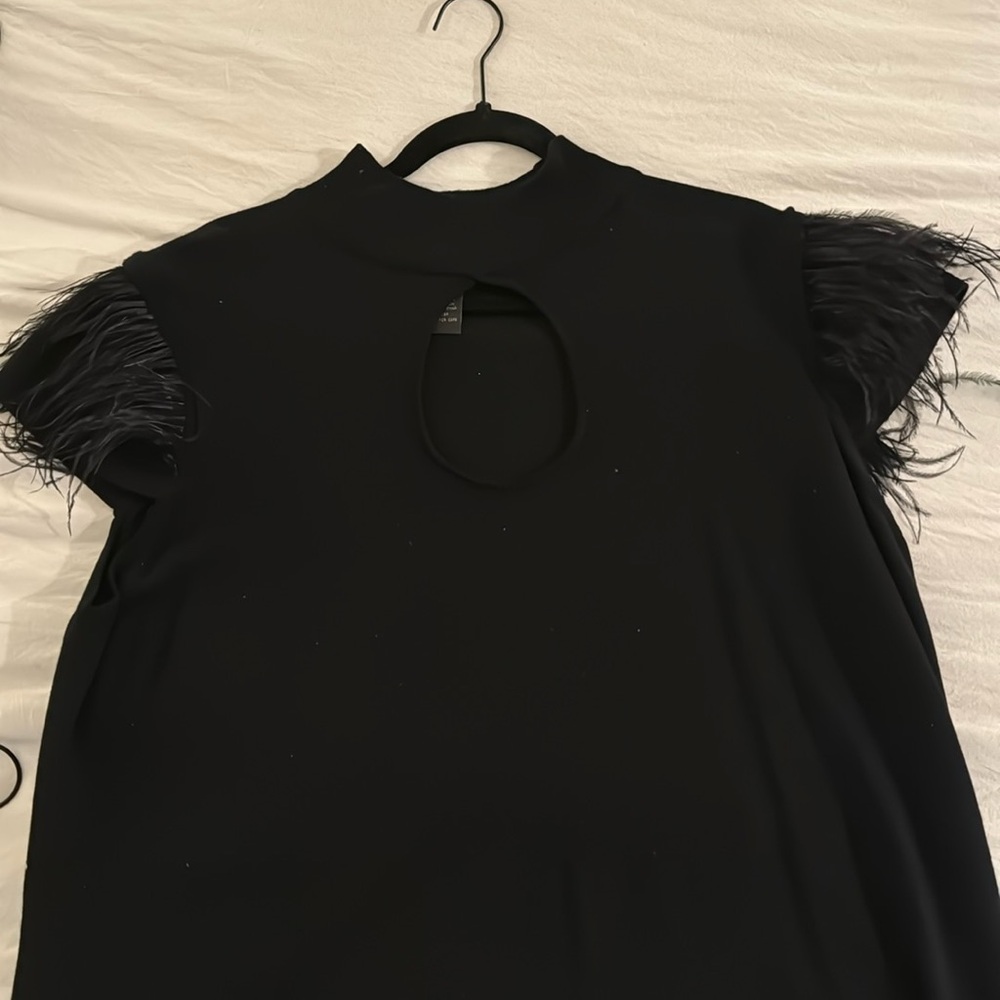 Ashley Stewart- Feather detail Sweater